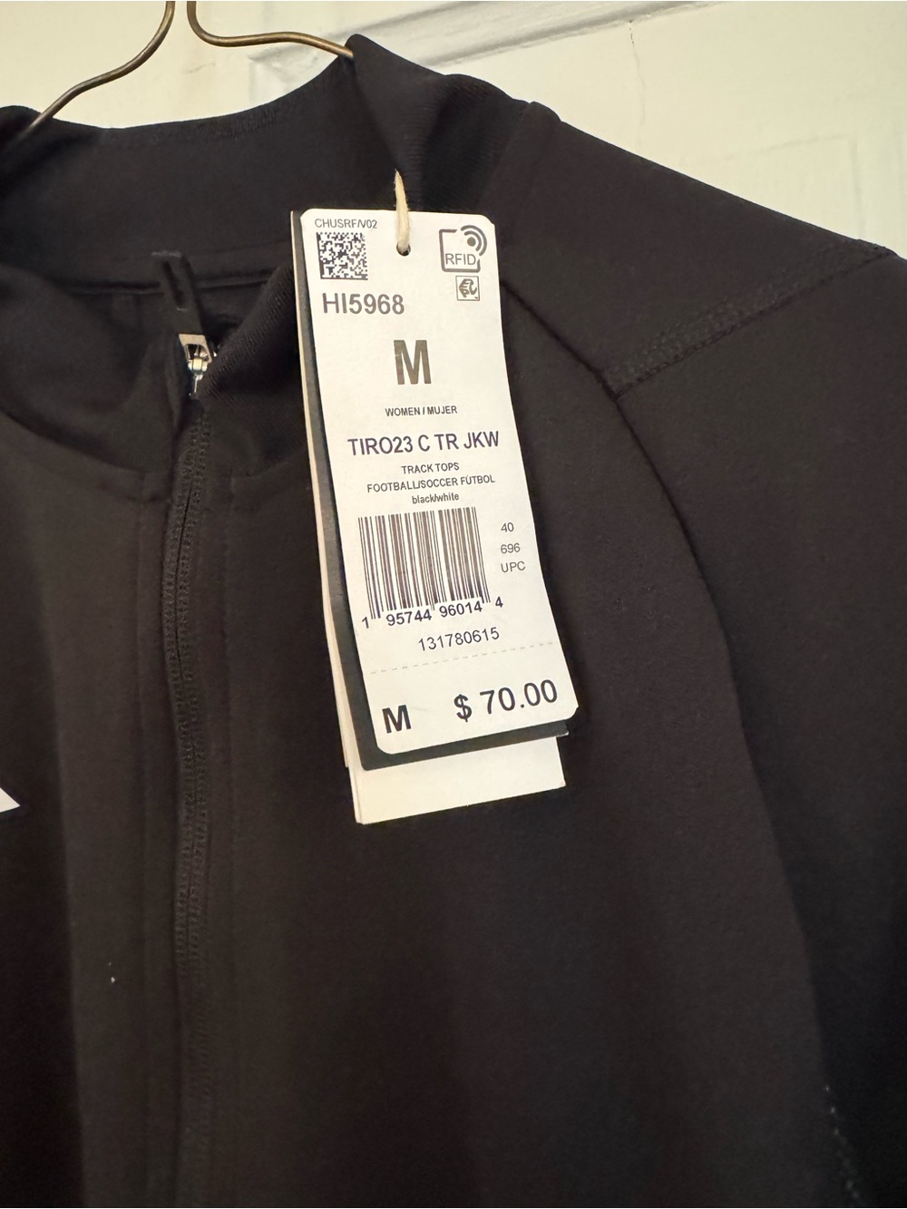Adidas Black Women's Track Jacket - M (Tiro23) - Picture 2 of 5